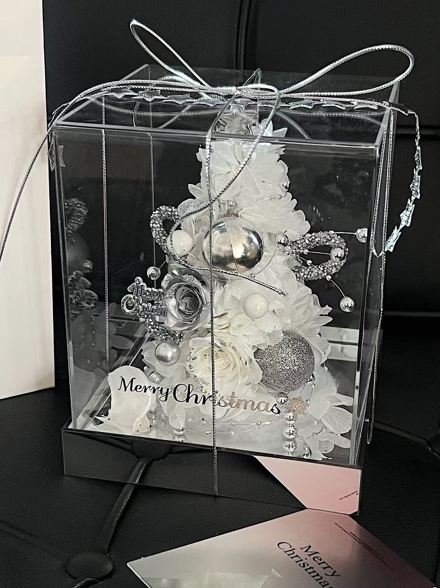 Christmas Gift Box Preserved Flowers Xmas Tree