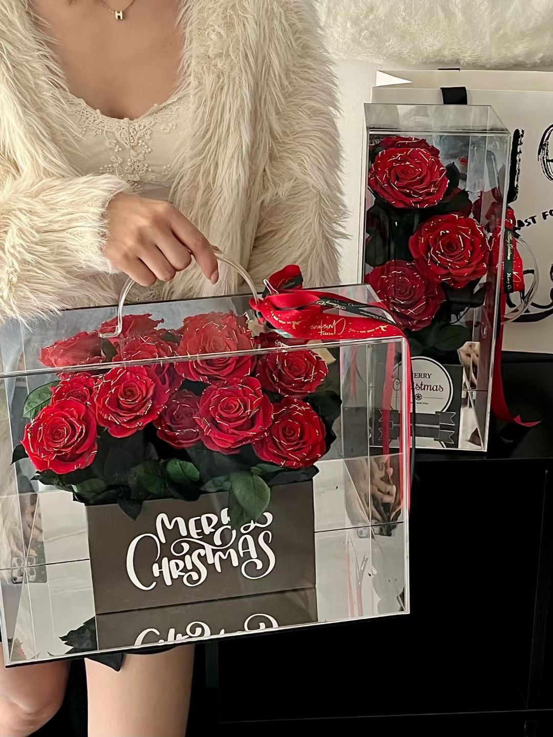 Christmas Preserved Roses Box