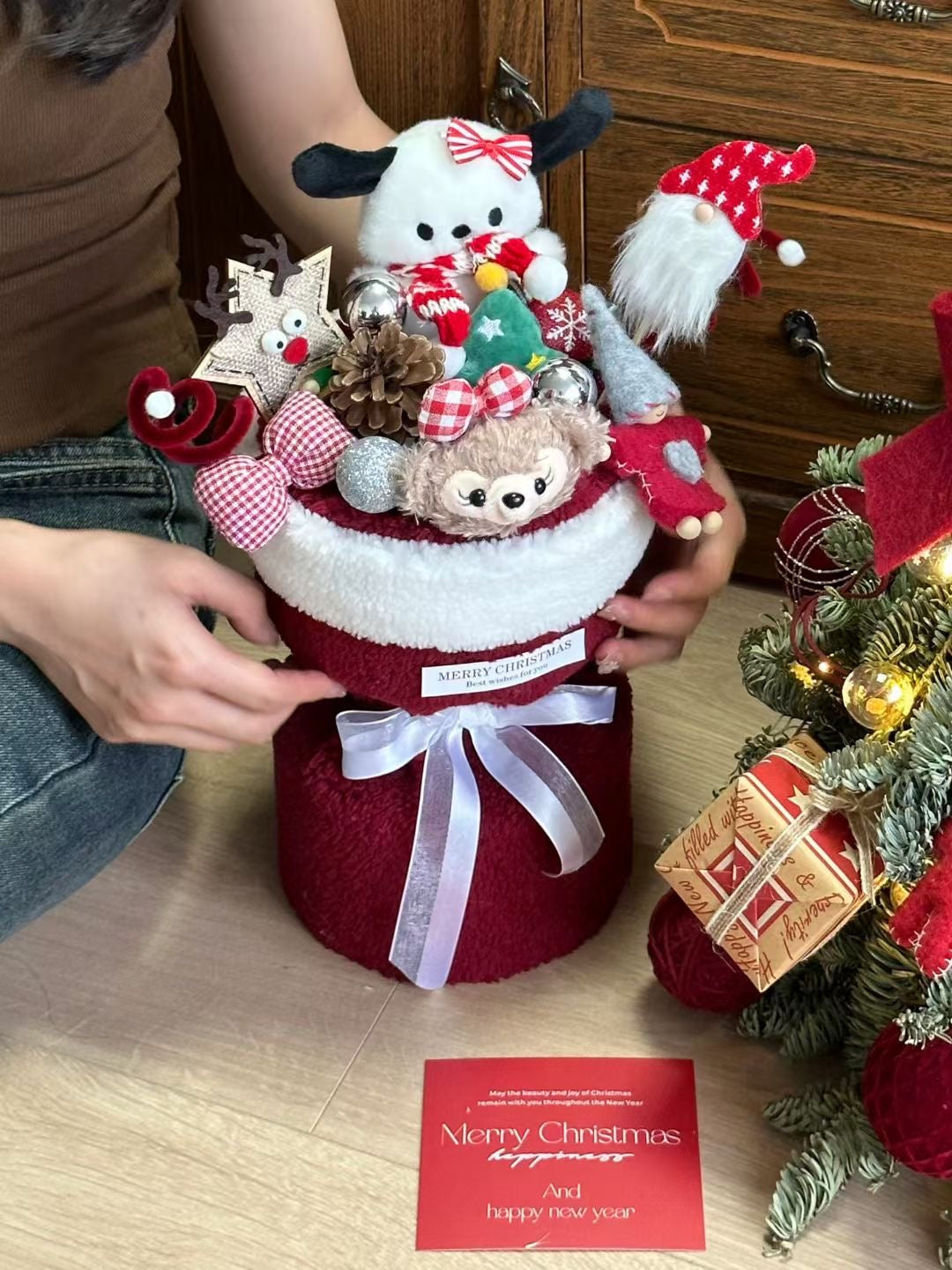 Christmas Doll Bouquet